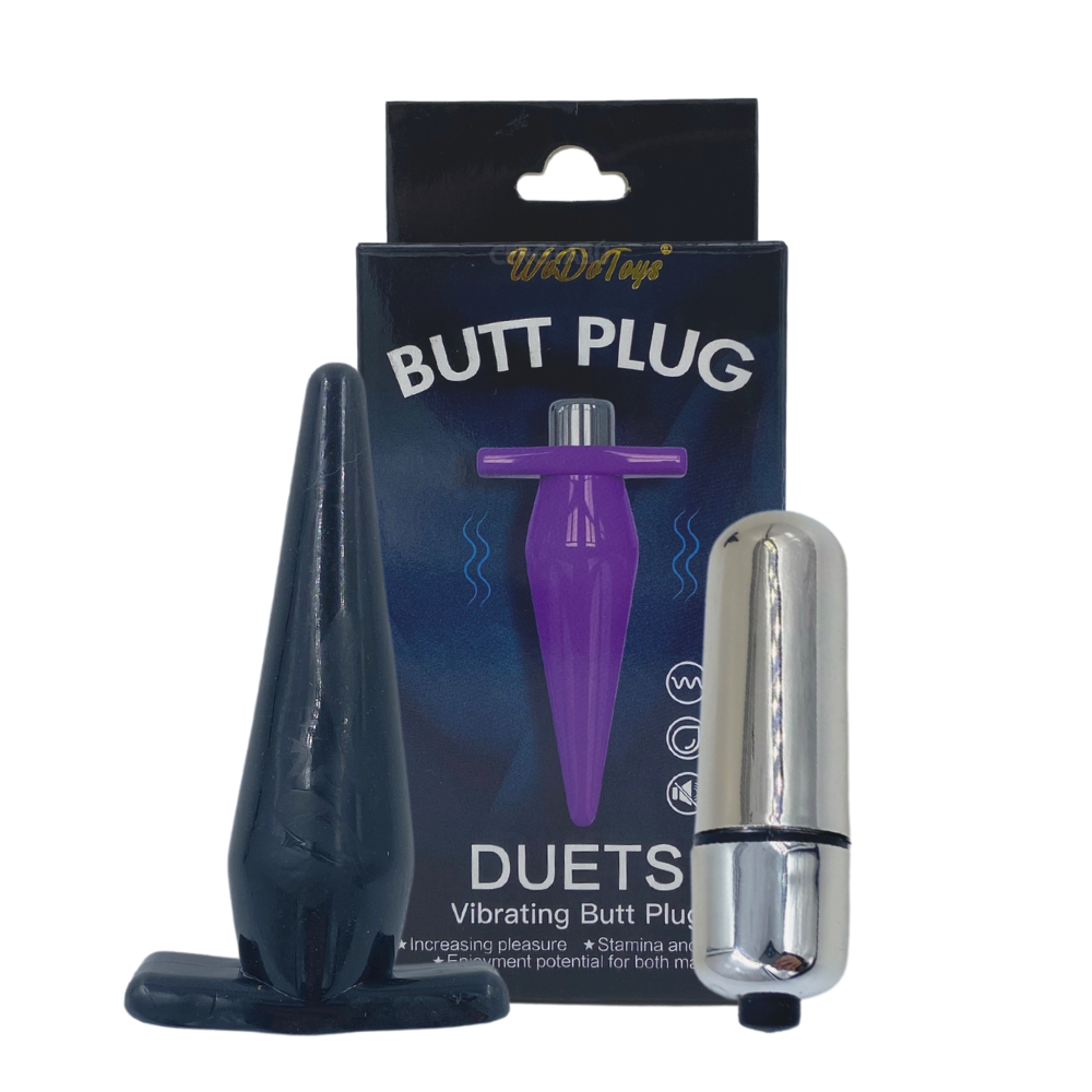 Plug Estimulador Anal Consolador Con Vibración Juguete Sexual